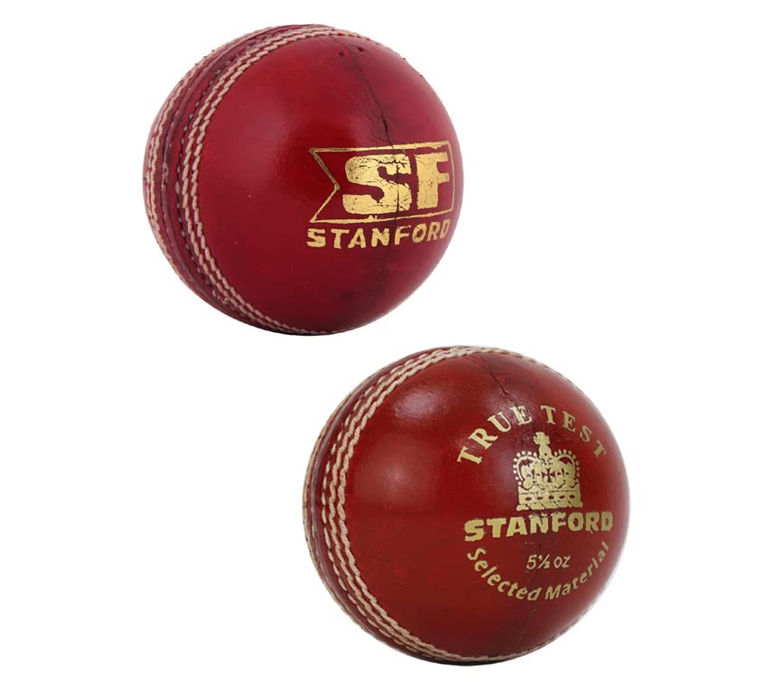 Hello sp SF Leather Cricket Ball (Red) Pack of 2-picture-40