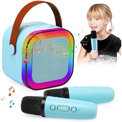 BelleStyle Karaoke Machine with Microphones Cover
