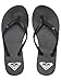 Roxy Women's Bermuda Sandal Flip Flop, Black Wash 7, 8 M US