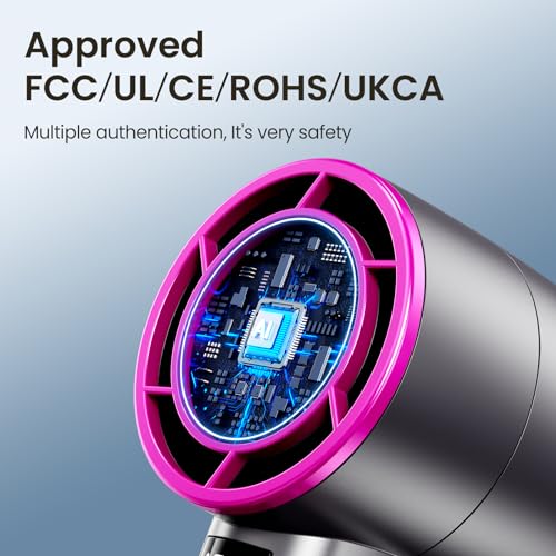 BURLAN Portable Mini Fan, USB Rechargeable Battery 3 Speed& Power Display Flashlight Handheld Fans, USB Rechargeable Battery, Lightweight Personal Cooling for Indoor Outdoor Travel image 7