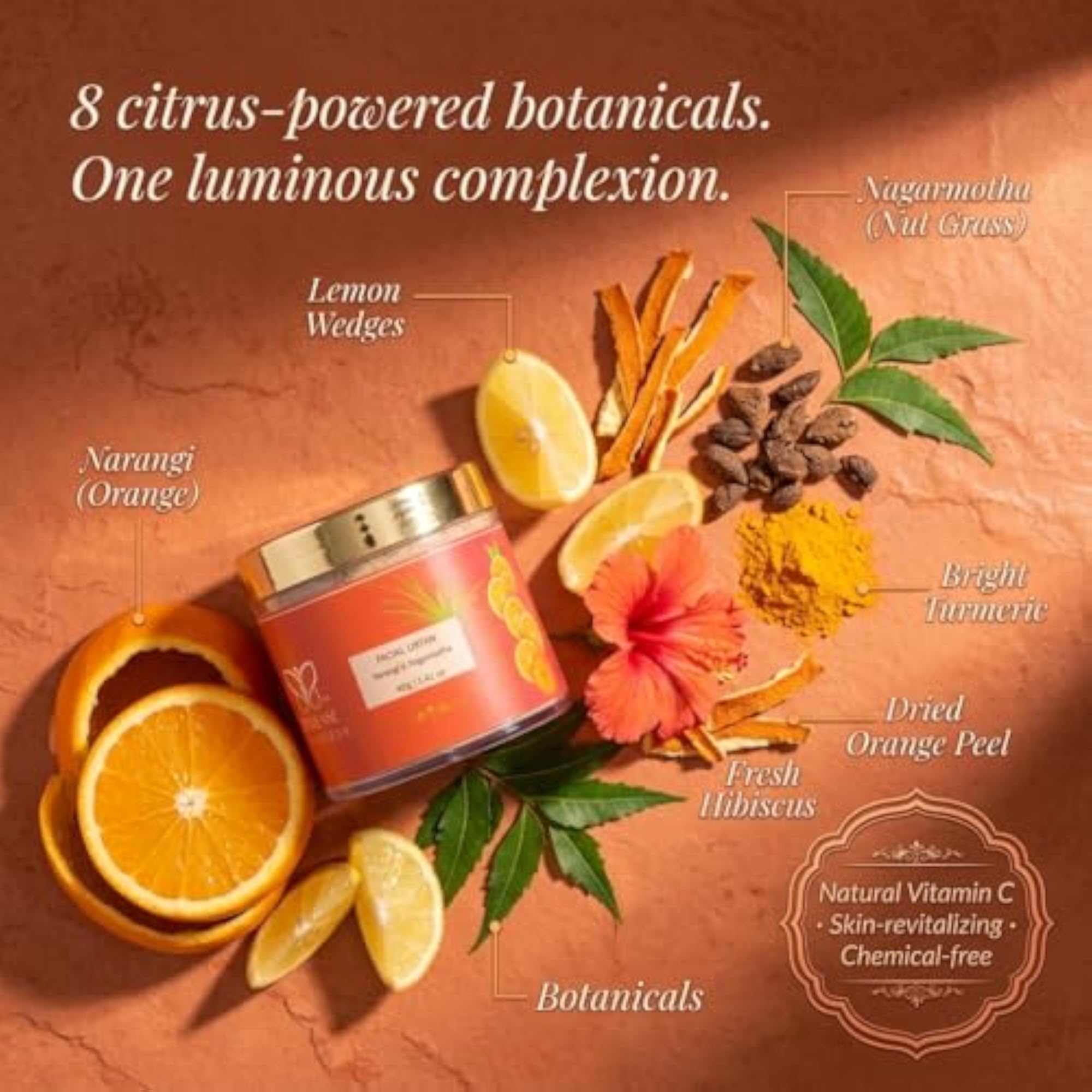 Narangi Nagarmotha Ubtan for Gentle Exfoliation and Tan Removal