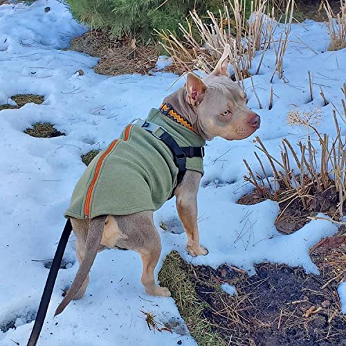 Image of Gooby Zip-Up Microfiber Fleece Dog Sweater, Green, Medium | Double-layered microfiber fleece; Step-in zip-up; Stretch fit; No leash ring; Warm winter layer