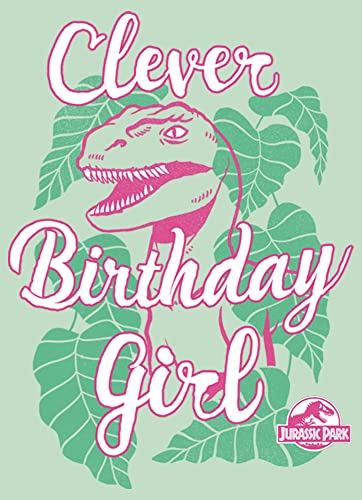 Jurassic Park Girl's Clever Birthday T-Shirt2