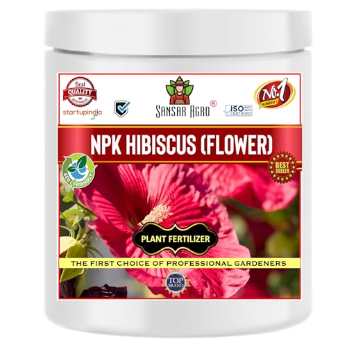 Image of Sansar Agro Npk For Hibiscus Flower (200 Gm), Essential Npk Fertilizer For Maximizing Flowering In Hibiscus Plant And Bigger Flowers.,Granule