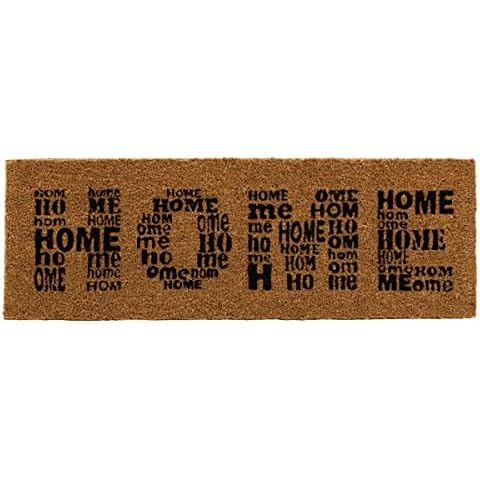 LOLAhome Felpudo Antideslizante de Fibra de Coco Natural de 25x75 cm Cover