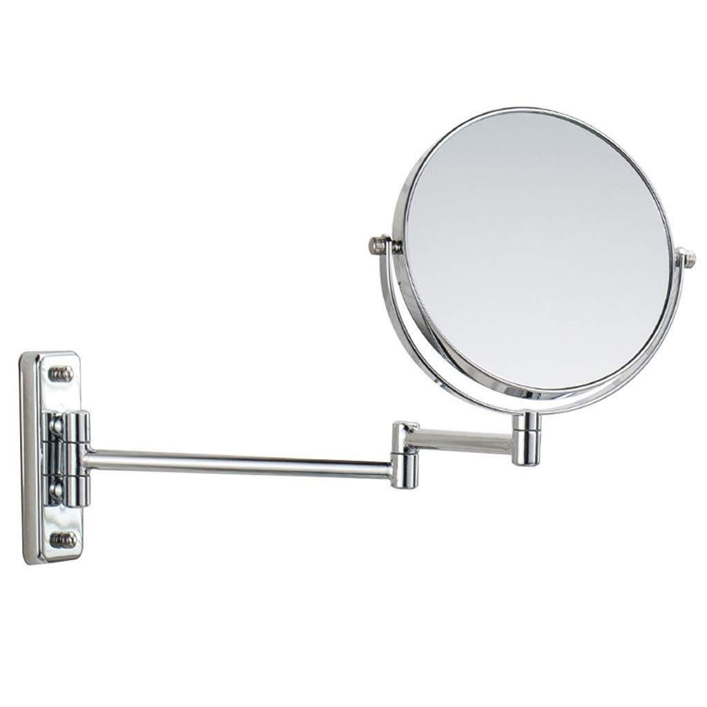 Miroir grossissant 3X mural pour voir les détails du visage sans fatigue visuelle en métal