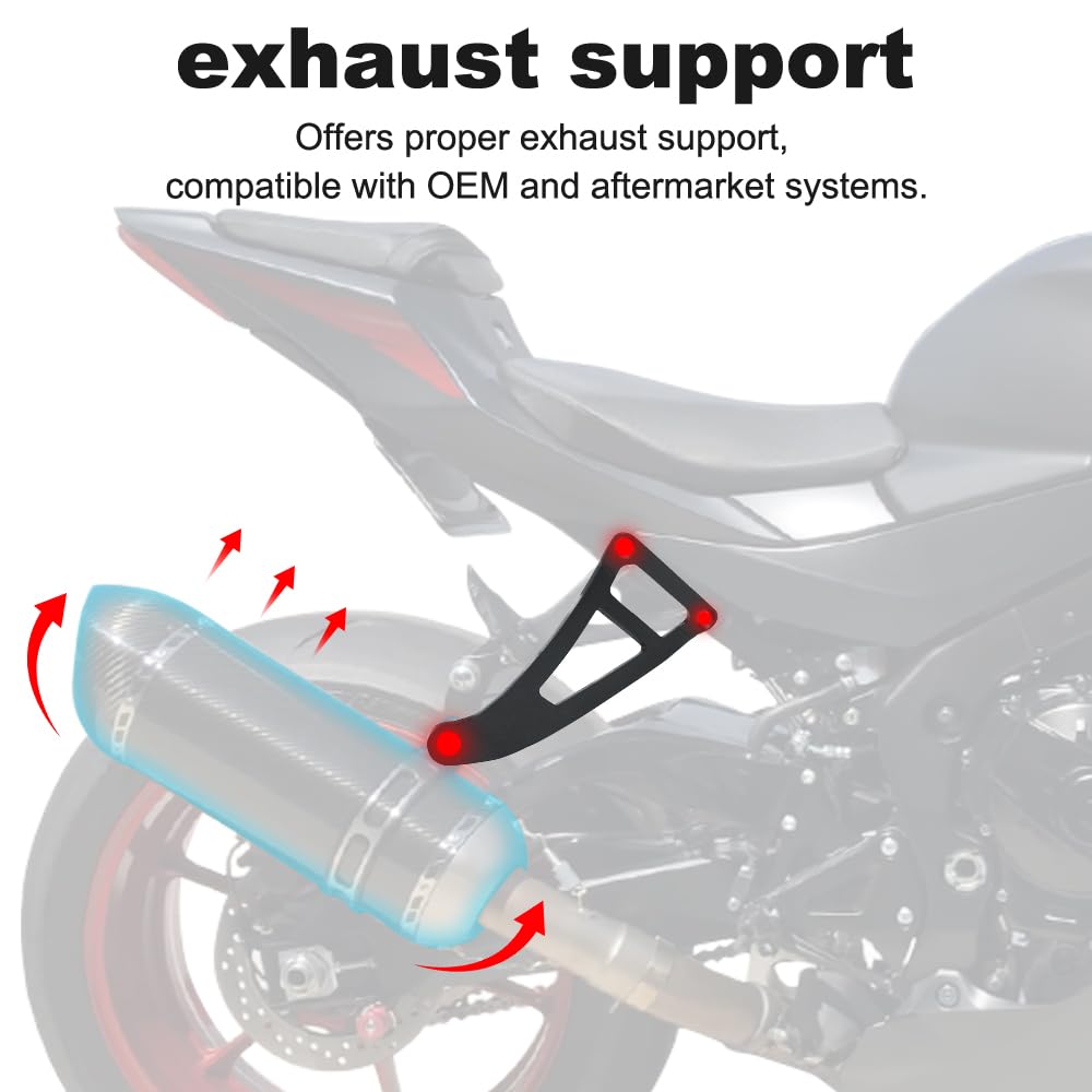 Amazon.com: Xitomer Motorcycle Exhaust Hanger Brackets, Fit