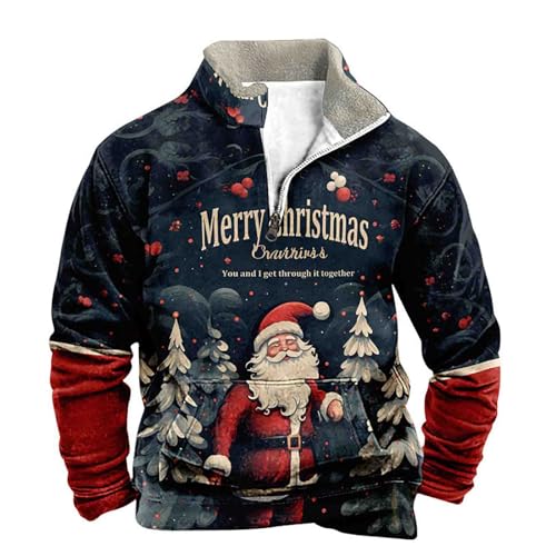 Sweat homme doux et confortable en coton épais couleur unie A35