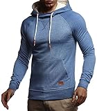 HOCHWERTIGE VERARBEITUNG: Der stylische Männer Basic Hoodies-Kaputzen-Pullover in tollem und außergewöhnlichem Design. Das Material des legeren Jungen Kapuzenpullovers wird aus leichten aber dennoch hochwertigen Stoffen (hohe Qualität) hergestellt und sorgt für ein angenehmes Gefühl.