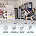 HockeyShot All-Star Dryland Flooring Tiles 10 Pack, 18x18, White, Non-Skateable - Year-Round Hockey Training Surface, Versatile, Durable, Easy Install, Made in Canada.