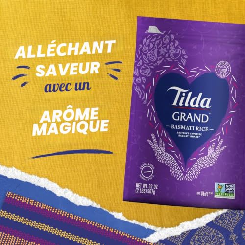 Tilda Riz Basmati Grand 10kg – Riz basmati à grains longs extra long de qualité premium, idéal pour Biryani & Polo – Grains parfaits de l'Himalaya, grand conditionnement pour occasions spéciales avec – vue 9