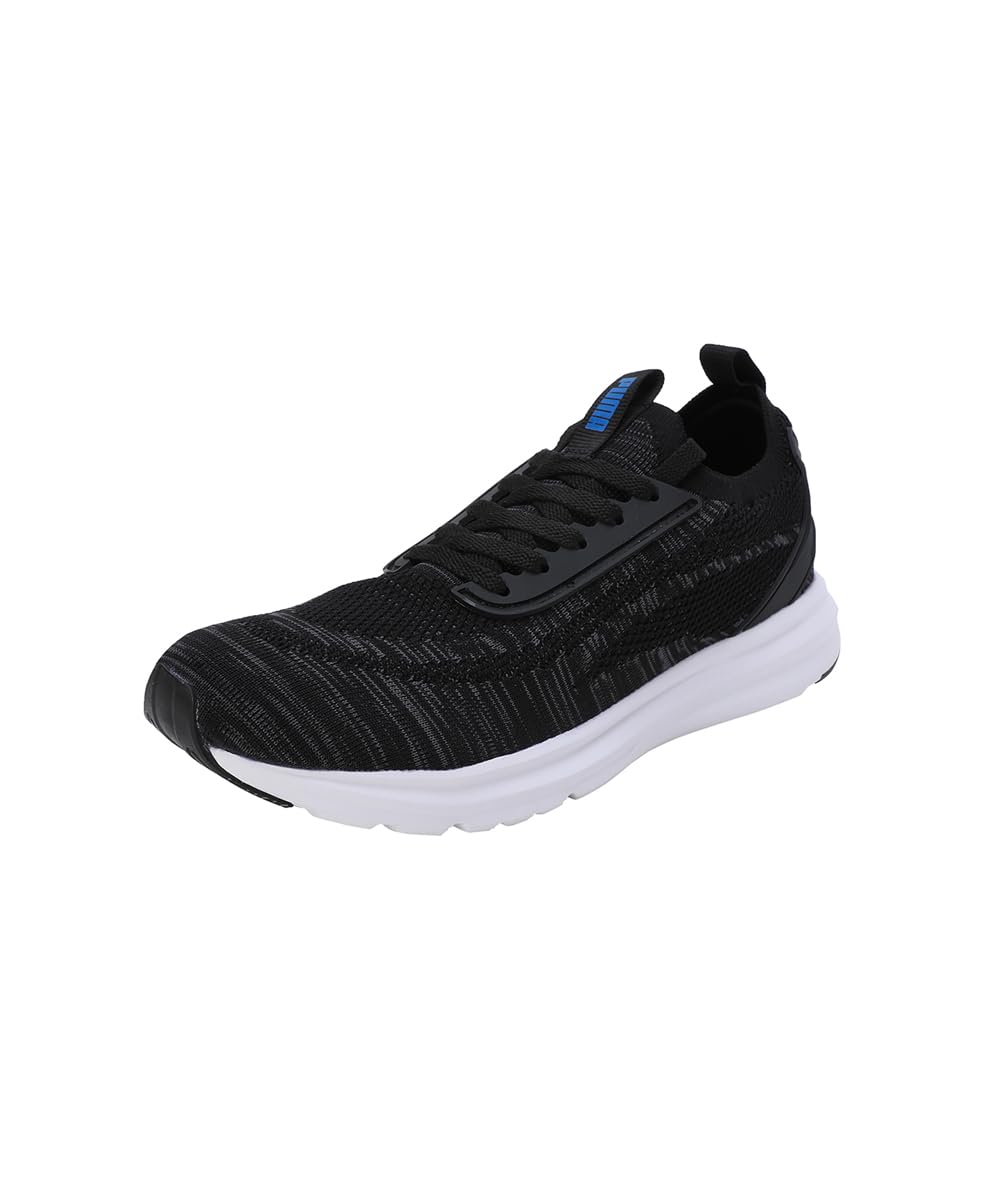 Buy Puma Mens Ziggy Black-Cool Dark Gray-Racing Blue Running Shoe