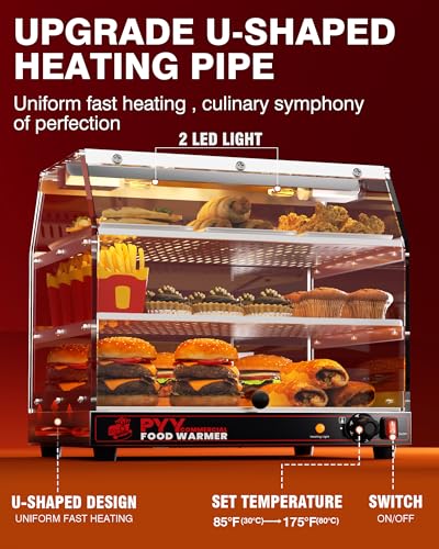 Pyy PYY500E Commercial Food Warmer Display thumb #3