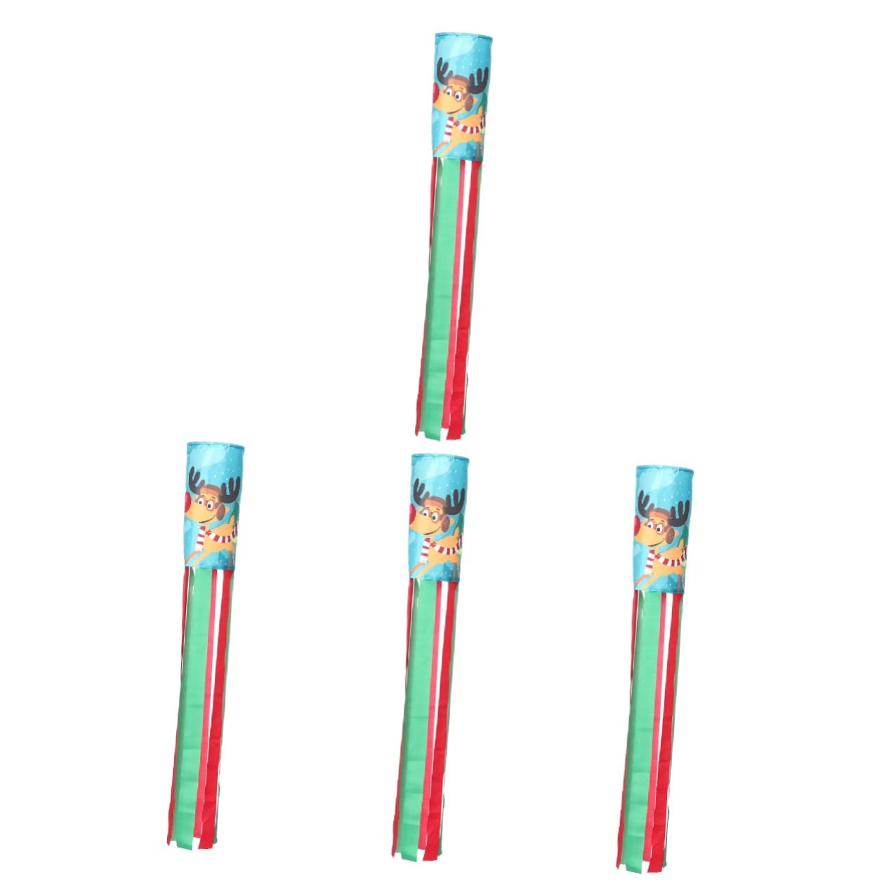 Drapeaux de manche à air de Noël POPETPOP décoration extérieure suspendue sans usure