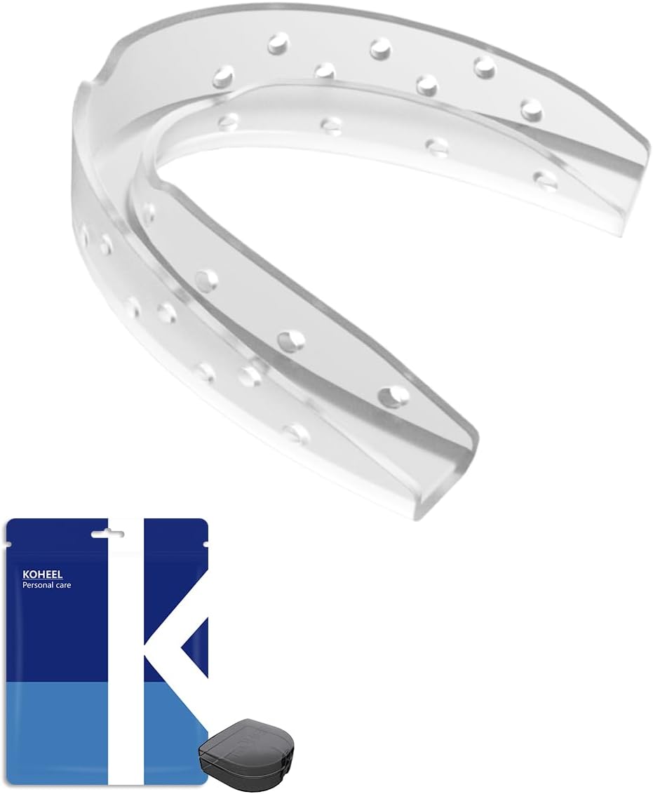 MGS Professional Fitted Teeth Splint, Teeth Grinding Splint Thin Bite Splint to Prevent Clenching (4 Small)