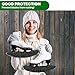 HMDZMR Ice Skate Guards Hockey Blade Protector Ice Skate Covers Ice Skating Accessories for Ice Skating, Figure Skates, Hockey (Black, L)