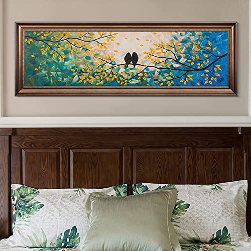 Broderie Diamond Painting Complet Oiseaux pour Décoration Murale de Salon