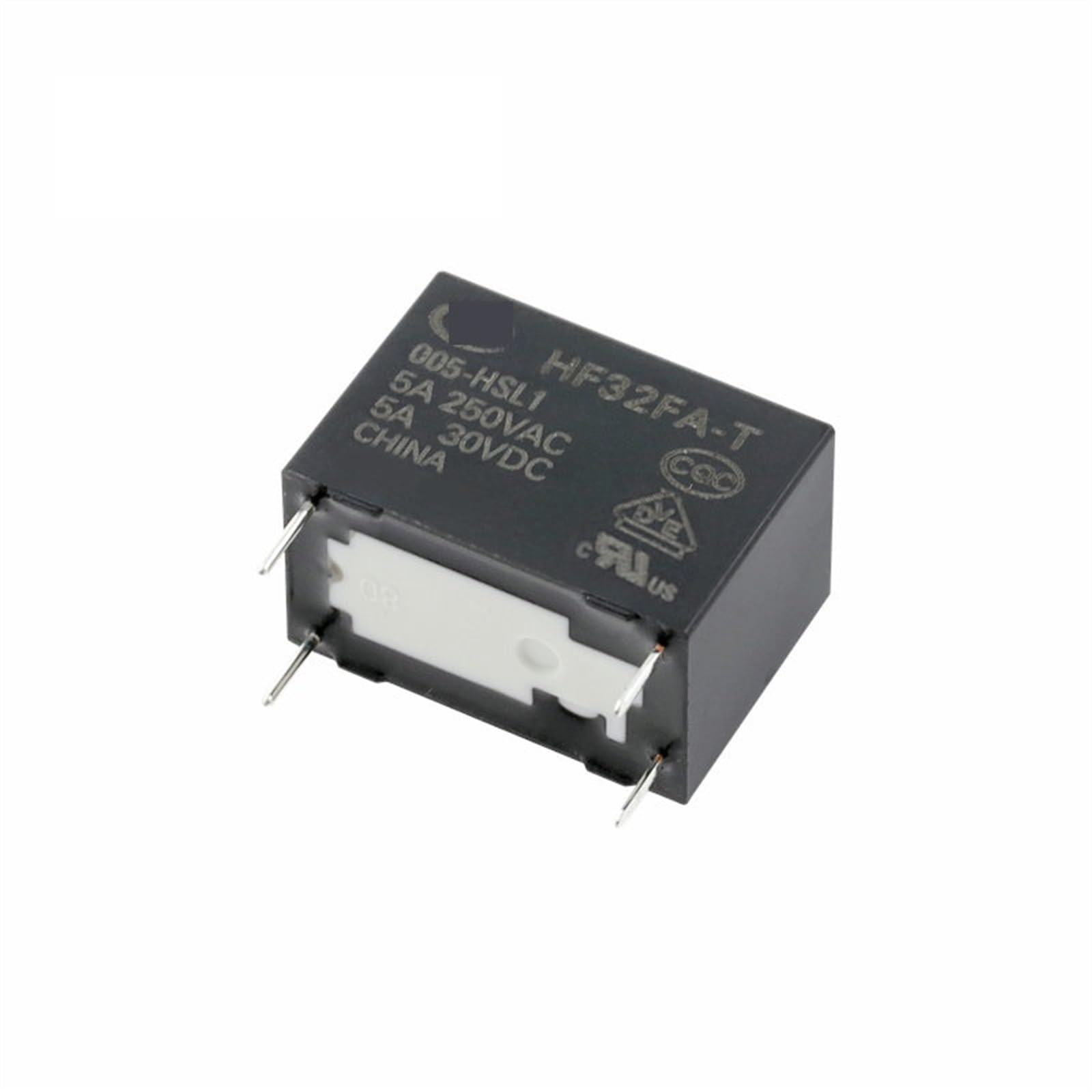Relais HF32FA-T-005-HSL1 subminiature 5V intelligent pour circuits imprimés domestiques