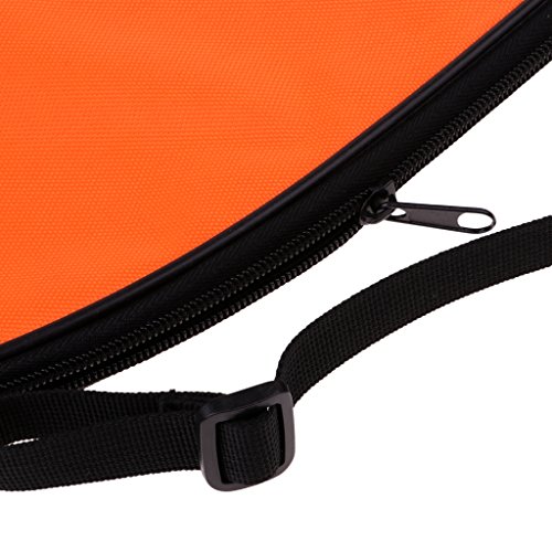#N/a Saco Impermeável Da Raquete Da Tampa Da Raquete de Squash de Oxford com Alça - laranja