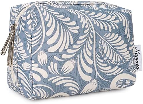 Small Makeup Bag for Purse Travel Makeup Pouch Mini Cosmetic Bag for Women Girls (Sky Blue, Small)
