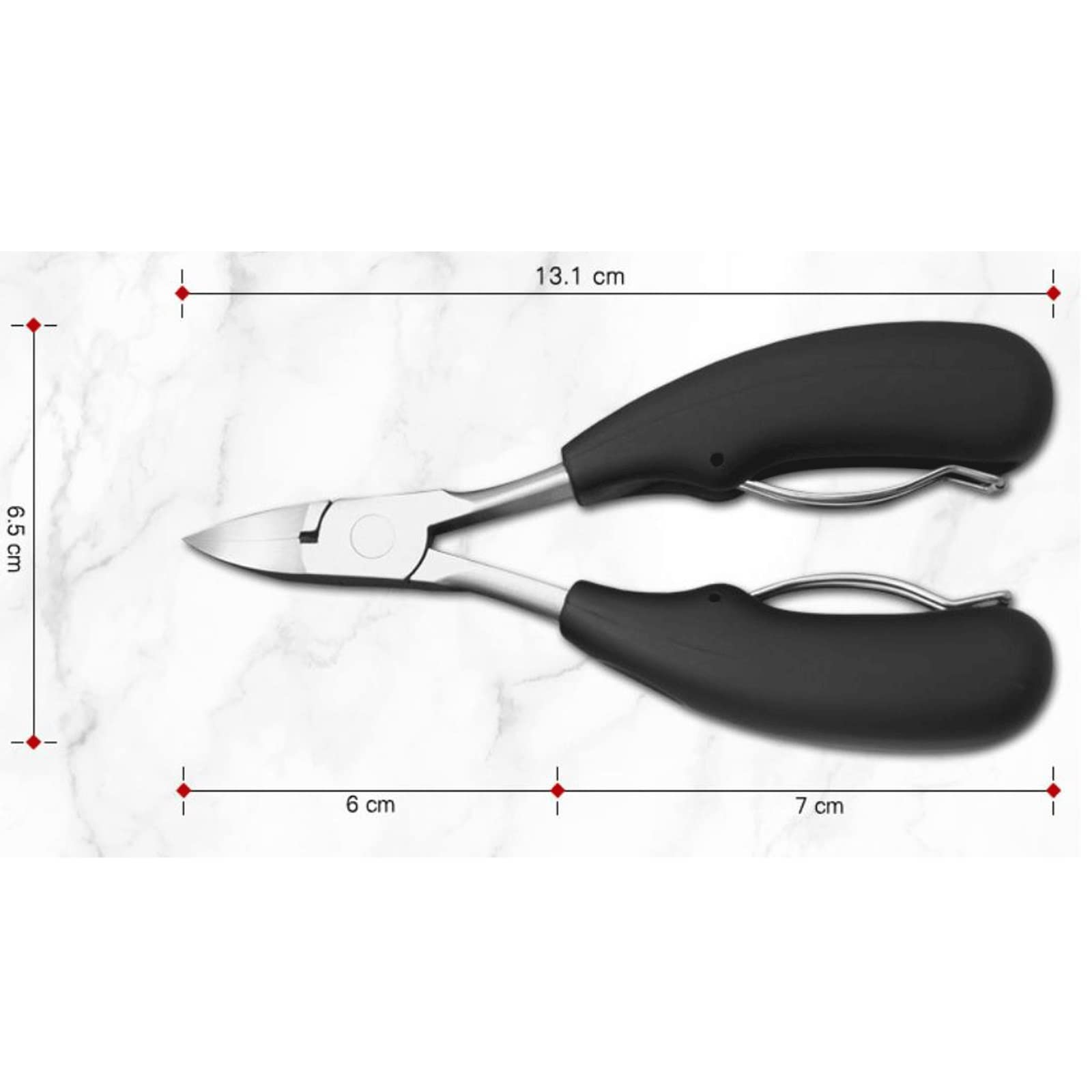 Nagelknipser, Nagelknipser aus Edelstahl, Nagelknipser mit großer Öffnung, Nagelknipser for abgestorbene Haut, Nagelknipser