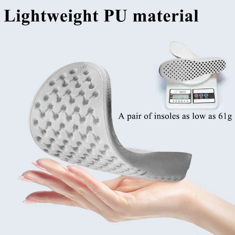 Semelles intérieures d'augmentation de hauteur for femmes coussin de semelle respirant en nid d'abeille talon ascenseur augmentation de la hauteur chaussures Inserts semelle intérieure(A2.5cm,3