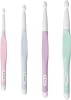 4Pcs Large Crochet Hook Crochet Hooks Set, Handle Crochets Hooks Weaving Tools for Travel, Rubber Handle Suitable Beginners Crochet Hook for Weaving Tools Scarf DIY Craft Projects