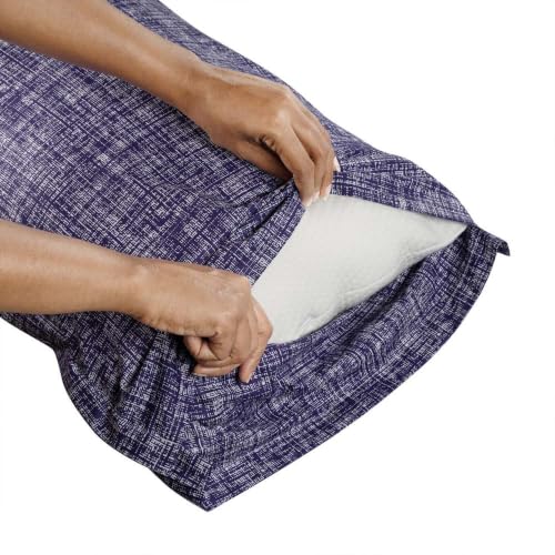 Image of Wakefit 100% Cotton Pillow Cover Set of 2 | 200 TC Soft & Breathable Pillow Cases | Standard Size 18 x 27 Inch | Skin Friendly, Durable & Gentle Machine Washable | Mambo