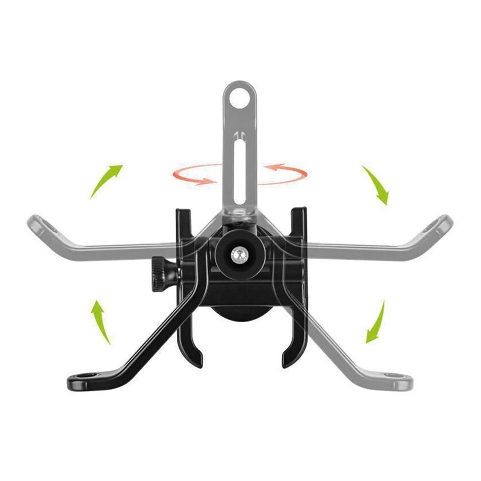 Soporte Manillar Soporte para Teléfono Móvil De Aleación Aluminio para Motocicleta Bicicleta GPS Clip Montaje para Manillar Multiespecificaciones Soporte Teléfono Moto(Rearview Mirror)