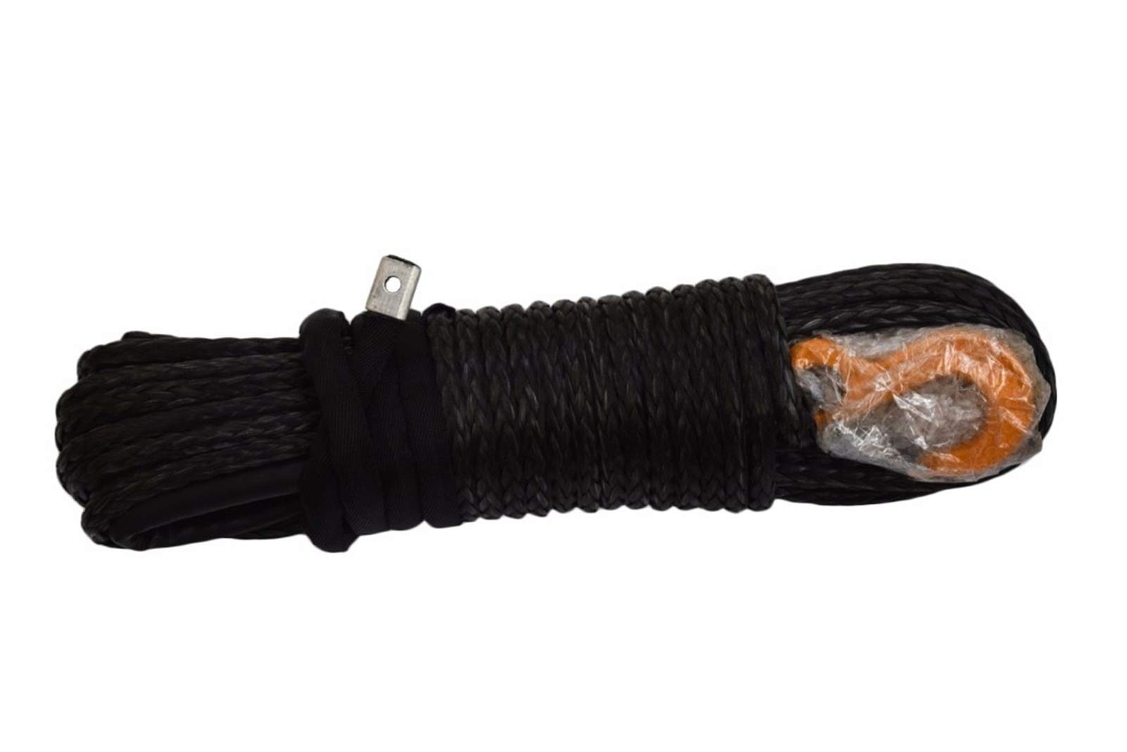 Winch Rope, Black 10mm*30m Synthetic Winch Rope,ATV Cable, for, Line,Tow Car