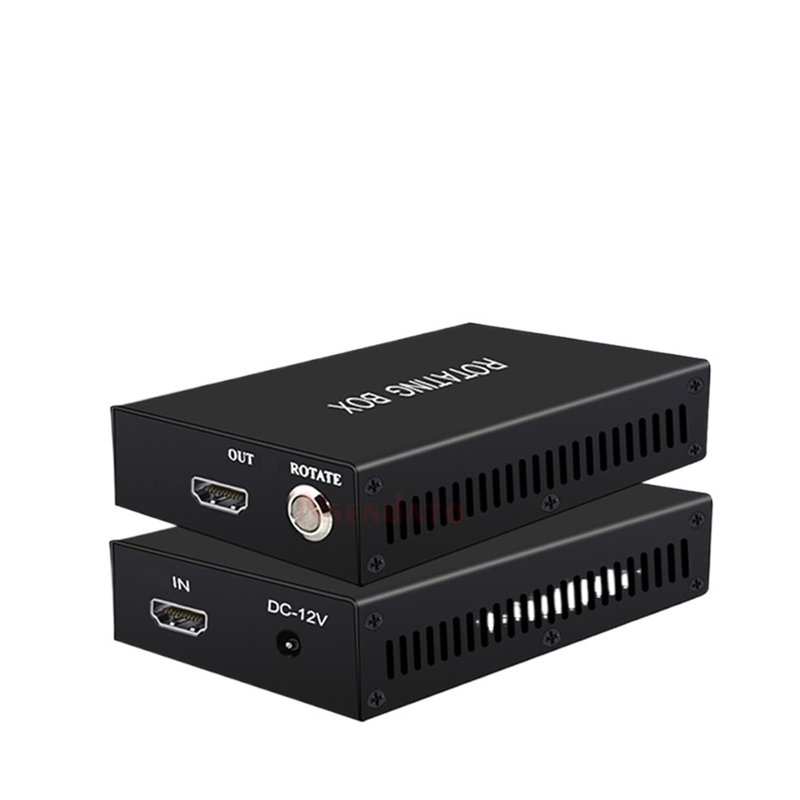 5MNG0Y8 HD TV Video Rotating Box Processor 1080P 60Hz Vertical Screen Portrait Mode Display 90 180 270 Degree Image Flip Switch(UK Plug)