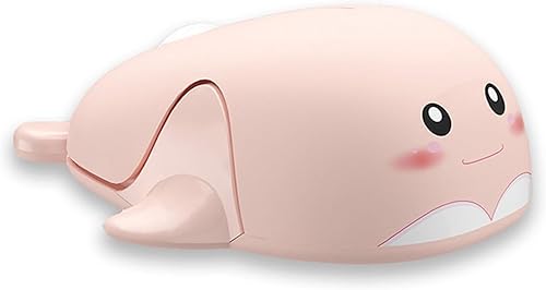 Miniatura 9 de CHUYI Ratón silencioso inalámbrico con forma de hámster, de dibujos animados y lindo animal portátil óptico inalámbrico para biblioteca de viajes,