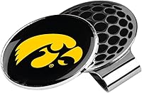 Vista 55 de LinksWalker Collegiate Team Golf Ball Marker with Magnetic Hat Clip Holder plateado