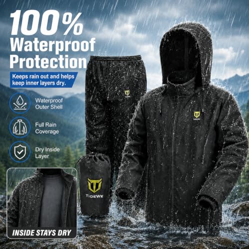 TIDEWE Lightweight Rain Gear Set