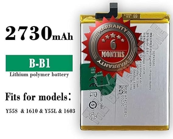 Image of Original B-B1 Battery for Vivo Y55 Y55A Y55L Y55S Battery with 6 Month Warranty**** (SUPER244)