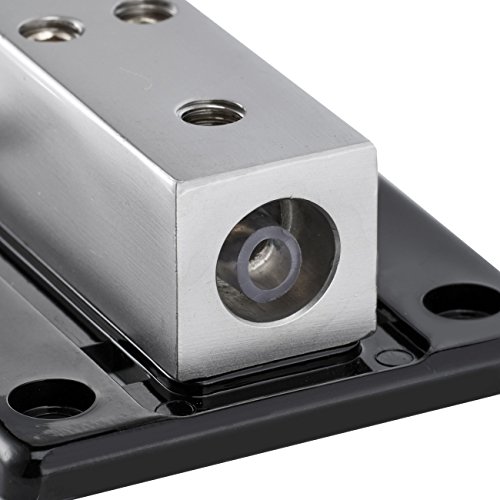 Installgear 4/8/10 Awg Gauge Power Distribution Block 4 Gauge In To (4) 8/10 Gauge Out | Fuse Block | Fuse Block For Auto, Rv, Motorcycle, And Boat #TOP2