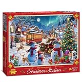 1000 Piece Christmas Puzzle for Adults Jigsaw Puzzle Medium...