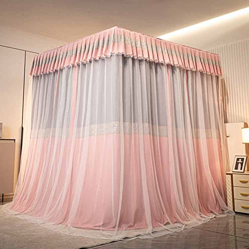 Toldo de cama de alta densidad opaco y decorativo para dormitorio 6
