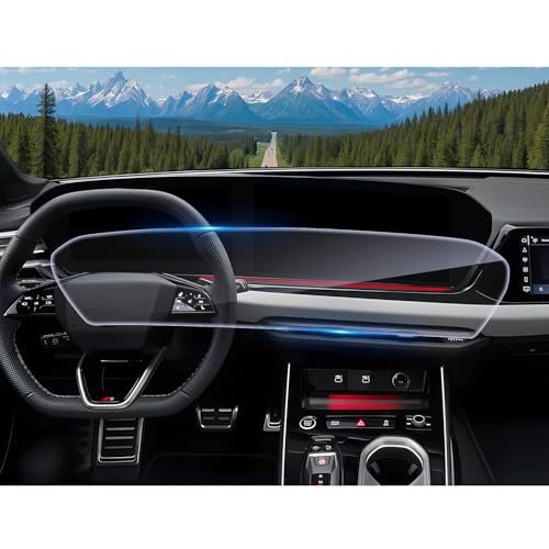 Image of CDEFG Tempered Glass for 2026 Audi A5 / 2026 Audi A6 Screen Protector, 14.5 Inch Touchscreen & 11.9 Inch Instrument, for 2026 Audi A5 A6 Screen Cover HD Anti Fingerprints