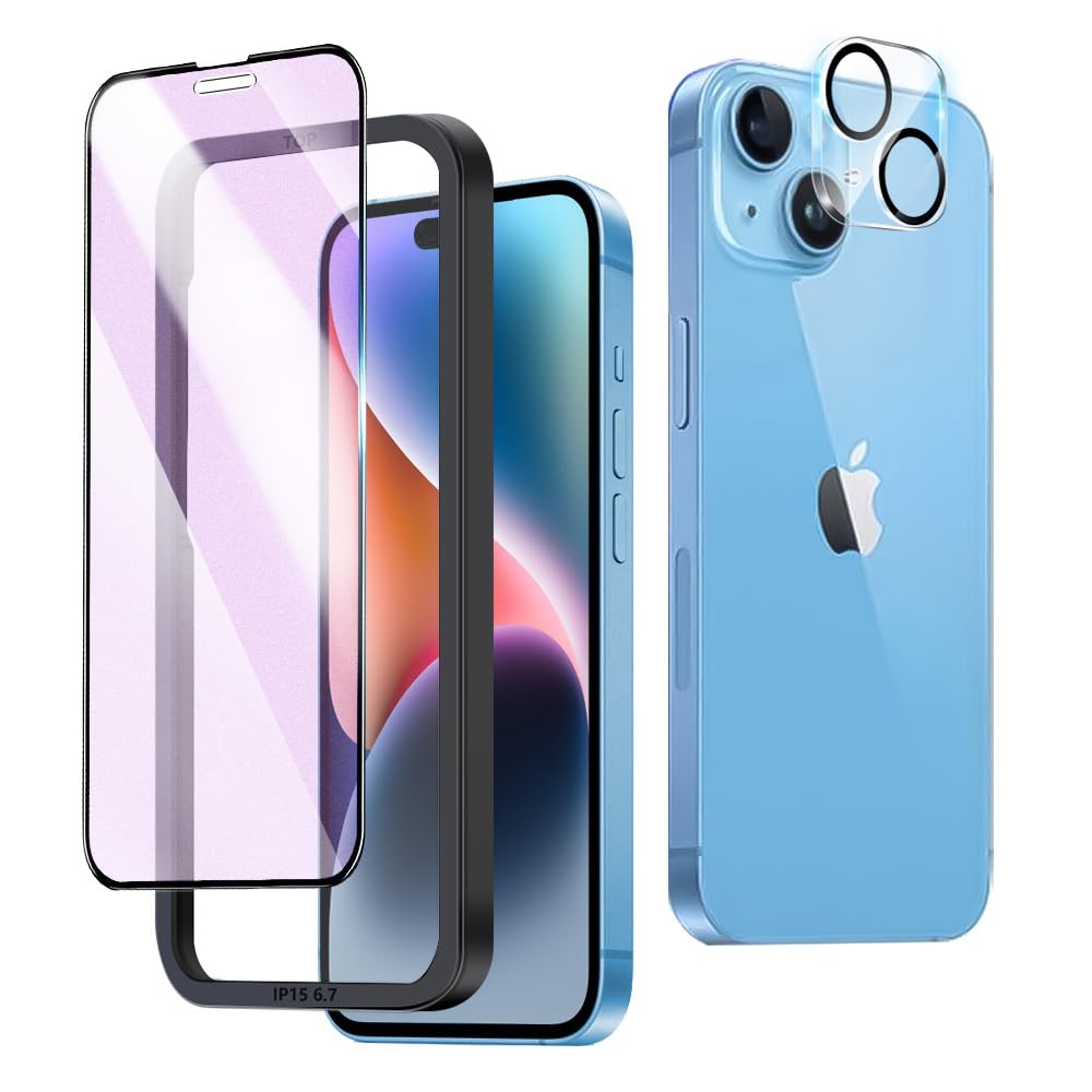 Amazon | 対応 iPhone 15 Plus 用 フィルム/ iPhone 14 Plus 用