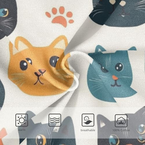 Wusikd Cats Paws Boys' Underwear Cotton Boys Briefs Soft Toddler Underwear 2T3