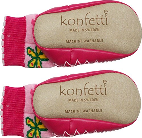 Konfetti Wild Flowers Swedish Slipper Sock Moccasin4