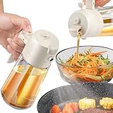 オイルボトル オイル スプレー 食用油 スプレー 料理用 オイル差し 耐熱ガラス オリーブオイル 霧吹き スプレー ミスト 調味料入れ グレープシードオイル オイルポット 小さい 470ML