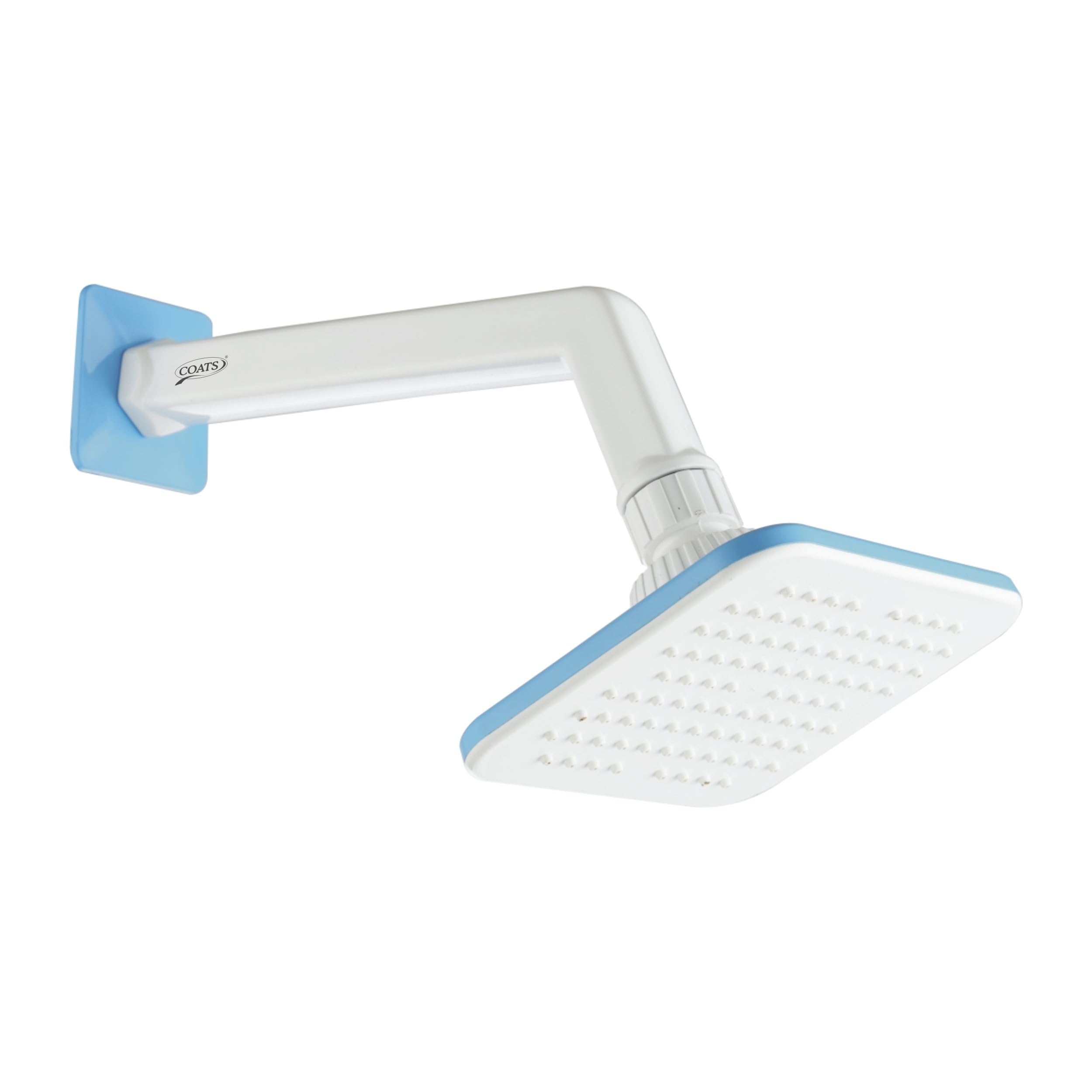 COATS ABS Over Head Shower Ultra Slim With Arm Square, Bath Shower Head Set, Pressure Rain Shower Head Blue (B0CWXWWMZM) Amazon Price History, Amazon Price Tracker