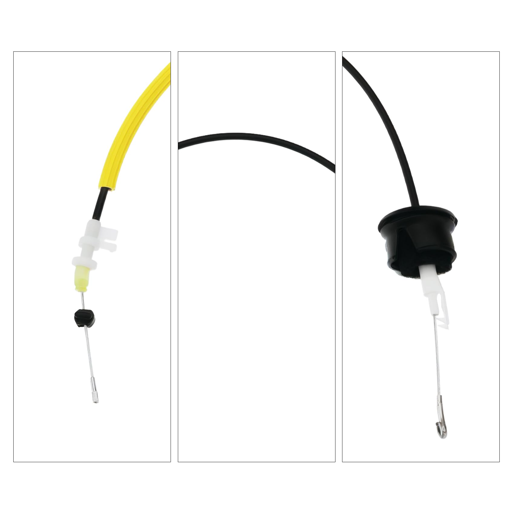 ECSiNG Cable de Liberación de Manija Exterior de Cerradura de Puerta de Automóvil Cable de Liberación de Puerta Delantera Y Trasera 8R0837085C Compatible con Audi Q5 8R 2009-2017 Cable de Tracción