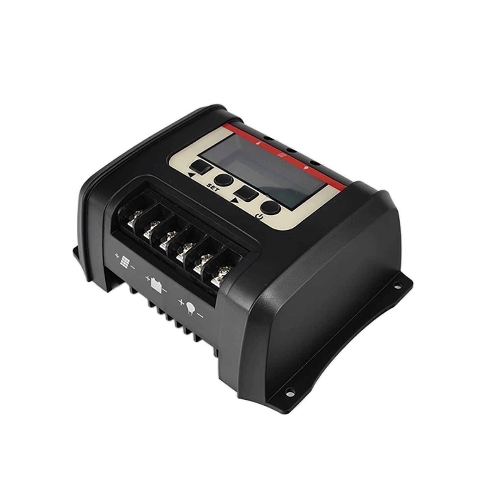 LNHHG Solar Controller PWM 12V/24V 30A 40A With LCD Backlight Display Solar Battery Automatic Solar Cells Charging Board Controller(12V 24v 30a)