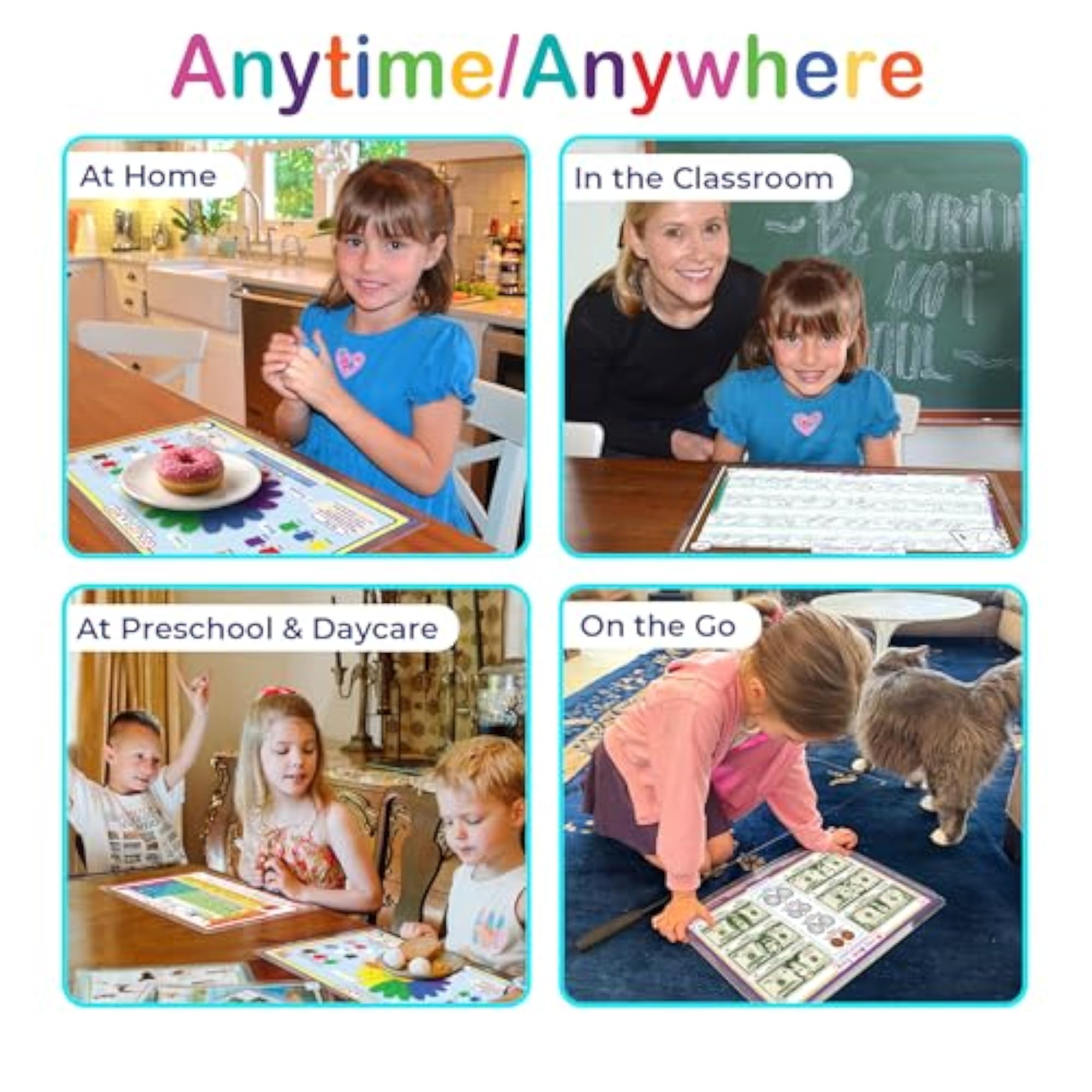 Telling Time Placemat, Educational Design
