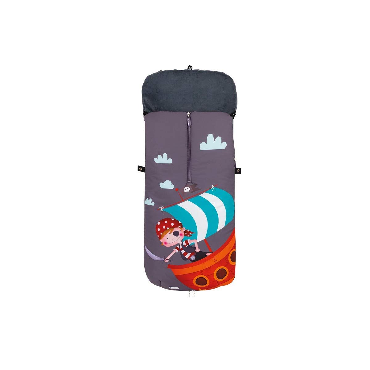 Interbaby Saco Silla Paseo Universal Saco Bebe Invierno Suave, Cálido, Afelpado | Saco Carro Bebe Invierno Desmontable, Doble Apertura, Lavado Fácil, Materiales Antialérgicos, Al Abordaje
