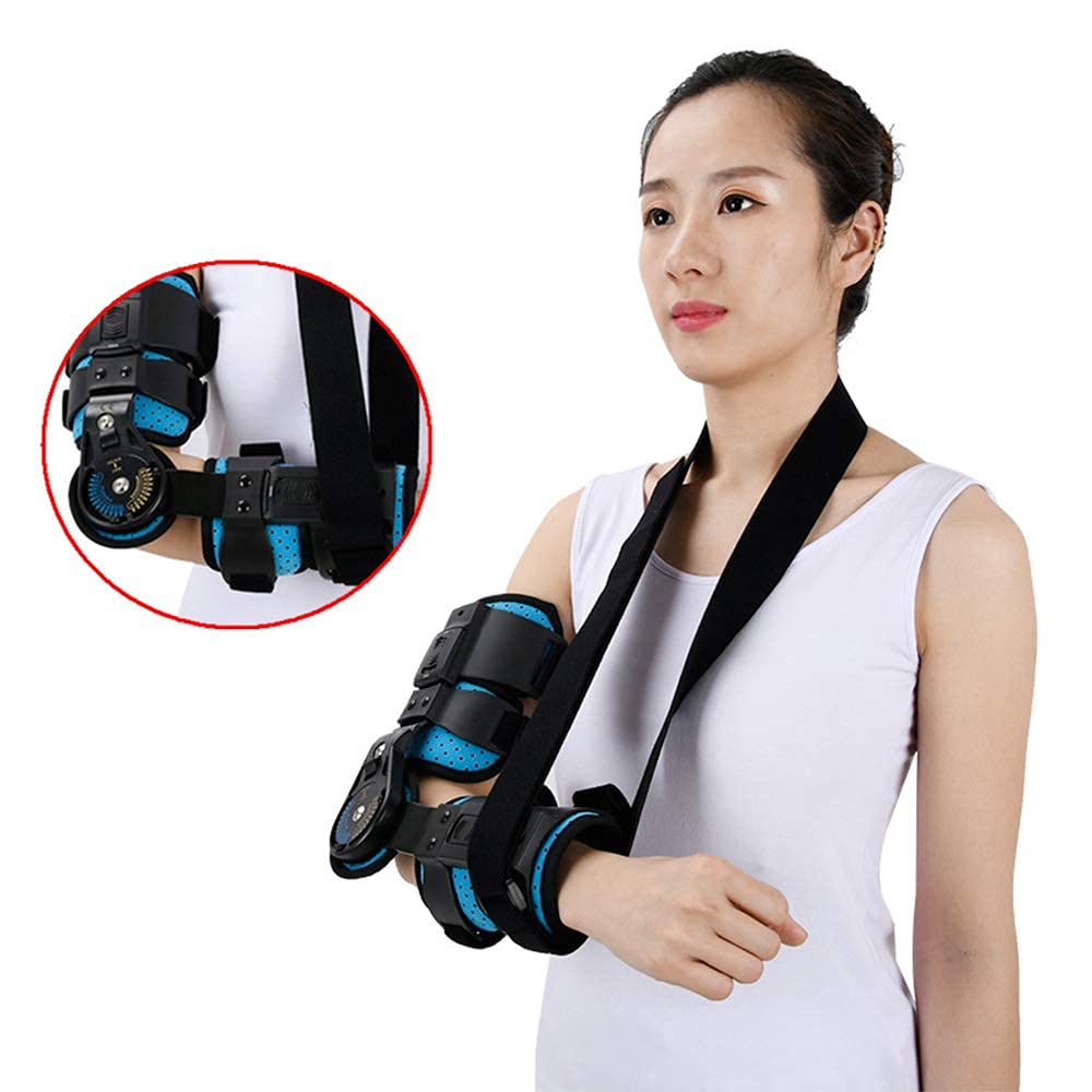 Cabestrillo de Brazo Ajustable para Hombro, Soporte de Codo, ortesis de fijación, inmovilizador de Brazo para Lesiones de Hombro, Manguito rotador, Soporte de r