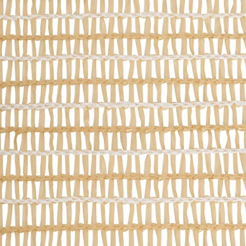Brise-vue beige polyéthylène haute densité 75 g/m² filet occultant vent et UV pour clôture - 3